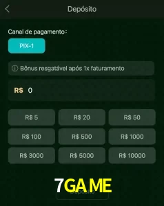 deposits 7GAME